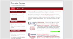 Desktop Screenshot of educationdegrees.com